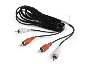 Gembird KABEL CINCH AUDIO 2RCA/2RCA 1.8M CZARNY CCA-2R2R-6 - Kable - miniaturka - grafika 2