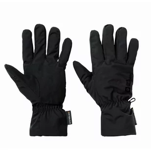 Ciepłe rękawice Jack Wolfskin HIGHLOFT GLOVE black - XS - Rękawiczki - miniaturka - grafika 1