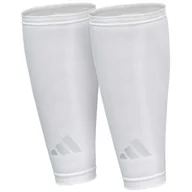 Ściągacze i opaski sportowe - Rękaw kompresyjny na łydki ADIDAS ADSL-13013WH ( S/M) Biały - miniaturka - grafika 1