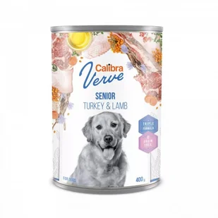 Calibra Verve GF Senior turkey lamb 400 g - Mokra karma dla psów - miniaturka - grafika 1