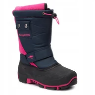 Śniegowce damskie - KANGAROOS GRANATOWE ŚNIEGOWCE DZIEWCZĘCE 38 6CA - miniaturka - grafika 1