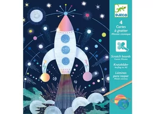 Djeco wydrapywanka Kosmos - Zabawki kreatywne - miniaturka - grafika 1