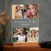 Ramki na zdjęcia - Lampka ramka XL z wydrukiem na szkle akrylowym i podświetleniem LED - miniaturka - grafika 1