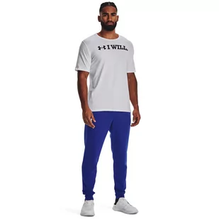 Spodnie dresowe męskie Under Armour Rival Terry Jogger - Spodnie męskie - miniaturka - grafika 3