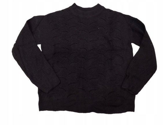 SWETER DAMSKI ELEGANCKI - NA CODZIEŃ - CZARNY - SP1026