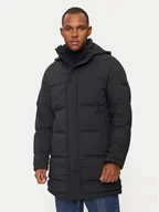 Kurtki męskie - Hechter Paris Kurtka puchowa 45017 142205 Czarny Regular Fit - miniaturka - grafika 1