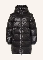 Płaszcze damskie - Tommy Hilfiger Płaszcz Puchowy schwarz - miniaturka - grafika 1