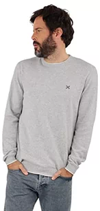 OXBOW sweter męski, szary melanż, 4XL - Swetry męskie - miniaturka - grafika 1