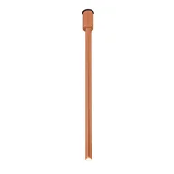 Lampy sufitowe - Sufitowa podłużna lampa ALHA 9685 Dohar do biura metalowa miedziana - miniaturka - grafika 1