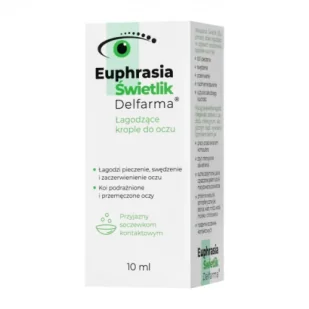 Euphrasia Świetlik Delfarma, 10 ml - Krople do oczu - miniaturka - grafika 1