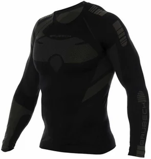 Brubeck Bluza termoaktywna DRY LS13080 Czarna/Grafit - Bluzy sportowe damskie - miniaturka - grafika 1