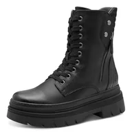 Kozaki damskie - Marco Tozzi Damskie 2-26298-45 modne kozaki, Black Comb, 38 EU, czarny Comb, 38 EU - miniaturka - grafika 1