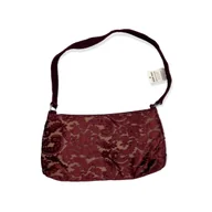 Torebki damskie - Mała bordowa torebka damska z paskiem - miniaturka - grafika 1