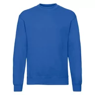 Bluzy męskie - Bluza męska Set-In Sweat Fruit of the Loom - Niebieski XXL - miniaturka - grafika 1