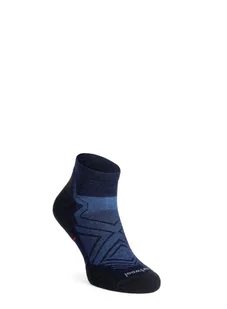 Skarpety biegowe Smartwool Run Targeted Cushion Ankle Socks - deep navy - Skarpetki i podkolanówki sportowe - miniaturka - grafika 1