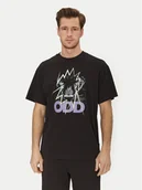 Koszulki męskie - Puma T-Shirt Scoot Purple Lab 631669 Czarny Regular Fit - miniaturka - grafika 1