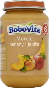 Bobovita Morele banany i jabłka po 6 miesiącu 190g - Desery dla dzieci - miniaturka - grafika 2