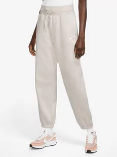 Nike Spodnie dresowe w kolorze białym - Spodnie sportowe damskie - miniaturka - grafika 1