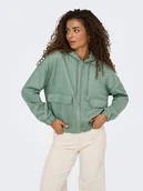 Bluzy damskie - ONLY Bluza w kolorze zielonym - miniaturka - grafika 1