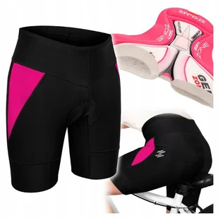 Spodenki Rowerowe Damskie na Rower z Wkładką Żelową Kolarskie MTB rozm L/XL - Spodenki rowerowe - miniaturka - grafika 1