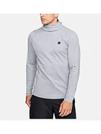 Koszulki męskie - Under Armour męska koszulka z długim rękawem Coldgear Rush Mod Gray / / Black (011) L - miniaturka - grafika 1