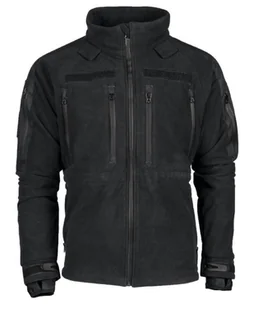 Mil-Tec Bluza Polarowa Fleece Plus Czarna - 4XL - Bluzy męskie - miniaturka - grafika 1