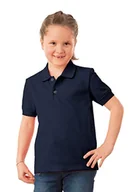 Koszulki i topy damskie - Trigema Damska koszulka polo w jakości piqué, Niebieski (granatowy 046), 140 cm - miniaturka - grafika 1