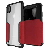 Etui i futerały do telefonów - GHOSTEK Etui Exec 3 do Apple iPhone Xs Max (kolor czerwony (GH_GHOCAS1072) - miniaturka - grafika 1