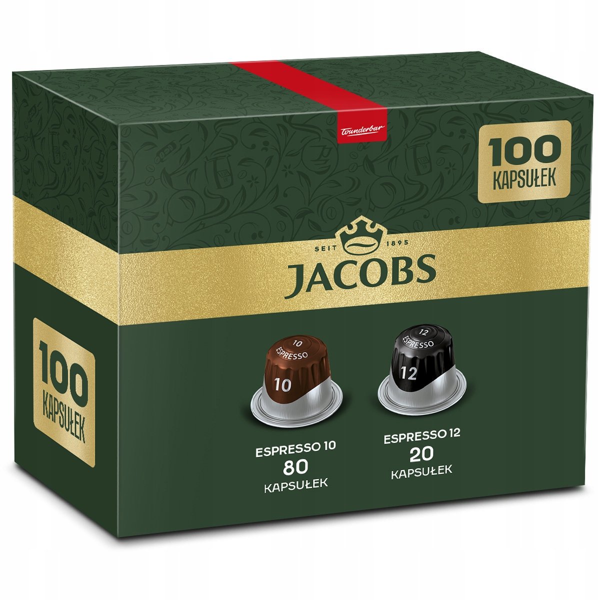 Zestaw kapsułki Jacobs do Nespresso(r)* zestaw mix espresso 10, 12, 100 kaw