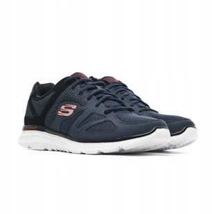 Skechers Satisfaction- Flash 58350-NVBK 44 - Buty sportowe męskie - miniaturka - grafika 1