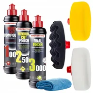 Kosmetyki samochodowe - ZESTAW PAST MENZERNA 250ml: 1000 2500 3000 + PADY HML GWINT +  Fibra - miniaturka - grafika 1