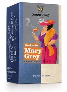 Sonnentor - Adorable Mary Grey, herbata porcjowana, BIO, 18 szt. - Herbata - miniaturka - grafika 1