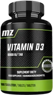 Witaminy i minerały - MZ-STORE VITAMIN D3 180 TABLETEK - miniaturka - grafika 1