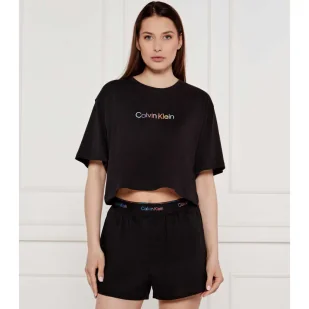 Calvin Klein Underwear Góra od piżamy Cropped Fit - Piżamy damskie - miniaturka - grafika 1