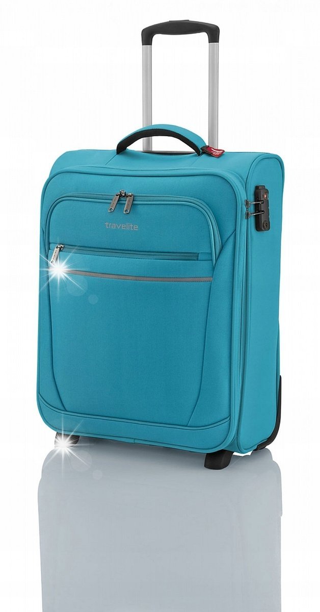 Walizka kabinowa Travelite Cabin 52 cm mała turkus