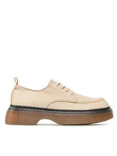 Jenny Fairy Oxfordy WS9176-01 Beżowy - Półbuty damskie - miniaturka - grafika 1