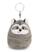 Plecaki - Breloczek Chill-NICI szop pracz 8cm - szary - Pluszowy towarzysz przytulanka z kółkiem na klucze do smyczy, torby lub plecaka 61759 - miniaturka - grafika 1