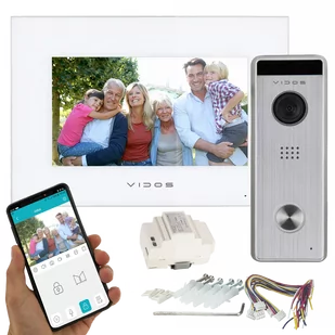 Wideodomofon WIFI Vidos X M10W-X + S10 FullHD Android Podczerwień MicroSD - Wideodomofony - miniaturka - grafika 1