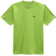 Koszulki męskie - t-shirt VANS LEFT CHEST LOGO TEE Lime Green - miniaturka - grafika 1