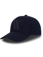 Czapki i chusty sportowe męskie - Armani Exchange Czapka z daszkiem 954079 CC518 37735 Granatowy - miniaturka - grafika 1