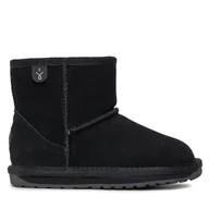 Buty dla chłopców - Śniegowce EMU Australia Wallaby Mini K10103 Czarny - miniaturka - grafika 1