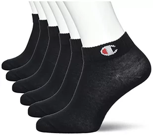 Champion Skarpety unisex 6 szt. (2x 3s), Czarny, 35-37.5 EU - Skarpetki damskie - miniaturka - grafika 1