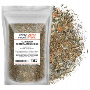 PRZYPRAWA DO MIĘSA MIELONEGO 100g Aromatyczna mieszanka ziół jakość Kol-Pol - Przyprawy i zioła sypkie - miniaturka - grafika 1