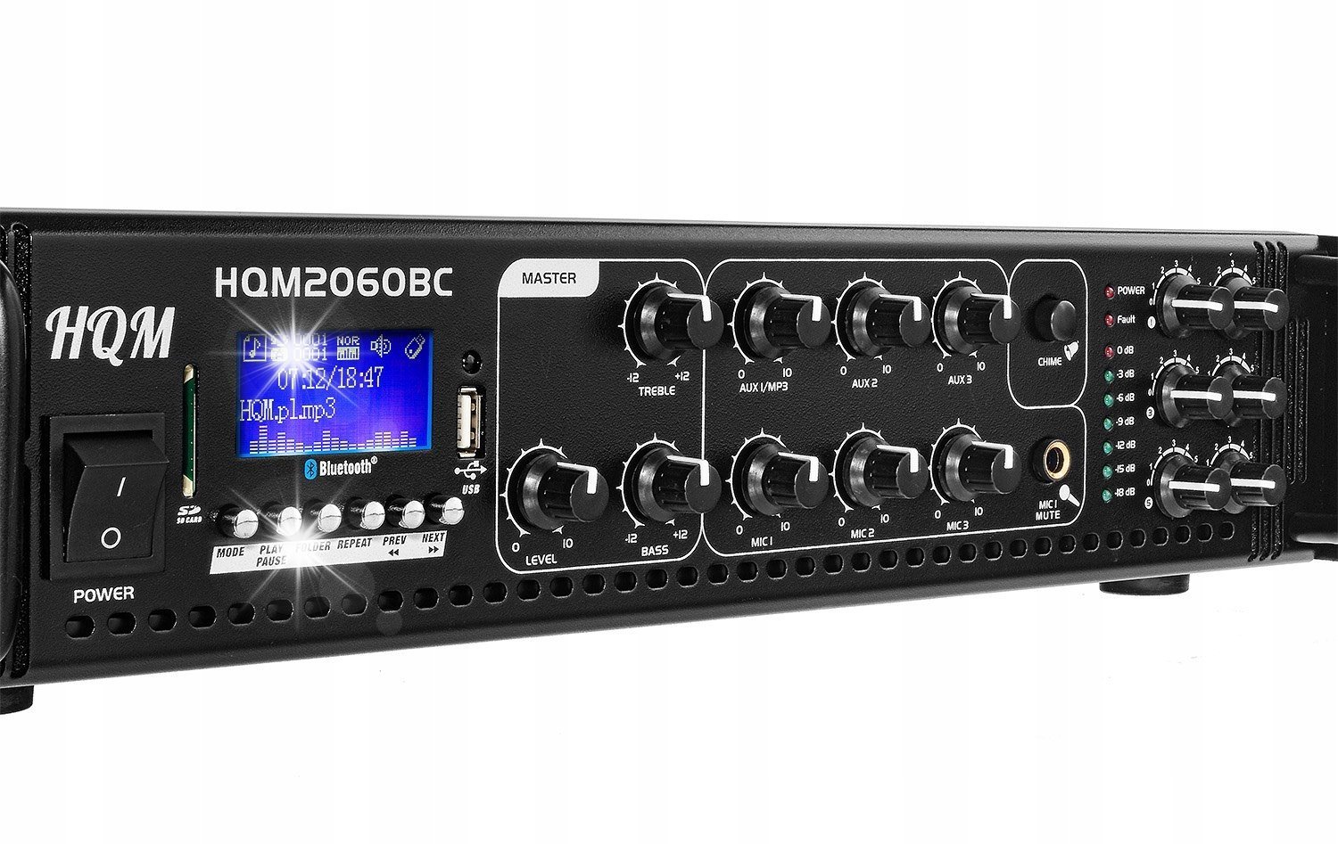 HQM WZMACNIACZ STEREO HQM2060BC 60W FM BLUETOOTH MP3