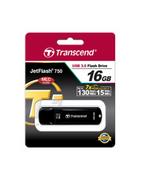 Nośniki danych - Transcend JetFlash 750, 16GB pamięć USB USB Typu-A 3.2 Gen 1 (3.1 Gen 1) Czarny, Nośnik Pendrive USB - miniaturka - grafika 1