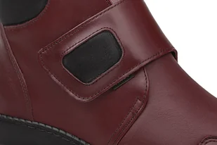 Botki AXEL Comfort 1726 H Rubin Stretch na rzepy Kosela Medic 9726 - Botki damskie - miniaturka - grafika 6