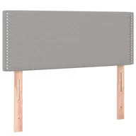 Inne meble do sypialni - Lumarko Zagłówek do łóżka, jasnoszary, 100x5x78/88 cm, tkanina - miniaturka - grafika 1