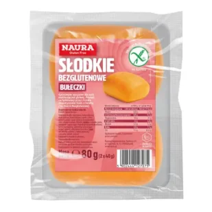 Naura Bułeczki bezglutenowe słodkie 80 g - żywność - Bułki - miniaturka - grafika 1