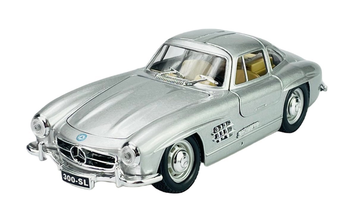 BBURAGO 1954 MERCEDES-BENZ 300 SL SREBRNY 1:24 22023