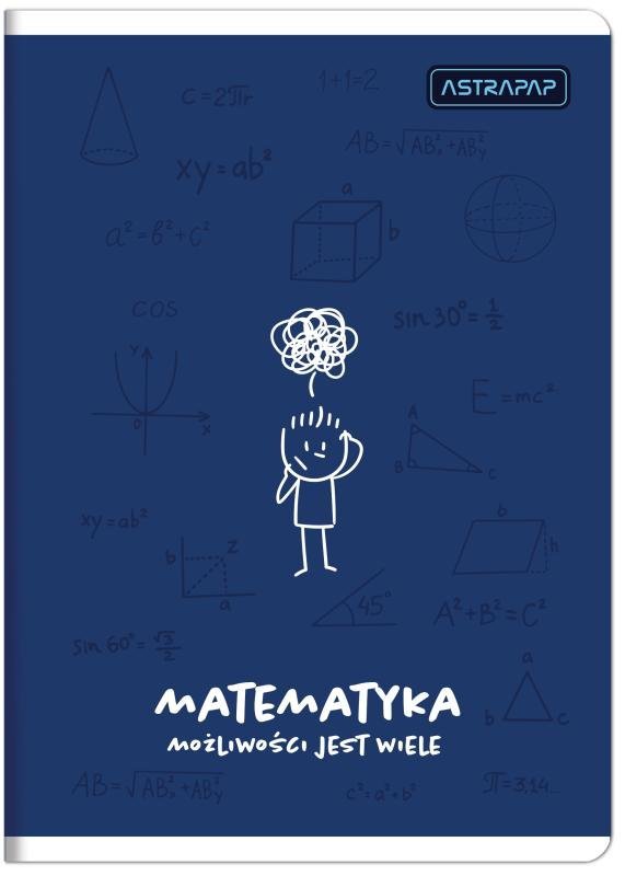 Zeszyt tematyczny ASTRAPAP A5 60k kratka MATEMATYKA 102025006